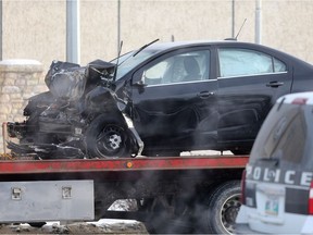 Police are investigating a car crash that took place on Osborne Street on Friday.