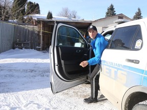 A traffic stop led police to investigate death circumstances in Winnipeg, homicide.     Thursday, January 11, 2018.   Sun/Postmedia Network