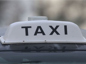 A Winnipeg taxi cab.