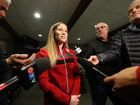 Canadian Olympic mixed doubles curler, Kaitlyn Lawes, of Winnipeg, will compete in the 2018 Winter Olympic Games.   Wednesday, January 24, 2018.   Sun/Postmedia Network