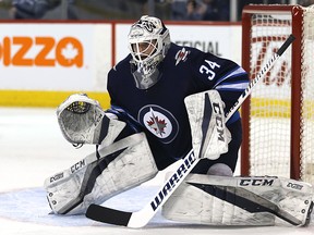 Winnipeg Jets goaltender Michael Hutchinson hasn’t played for the Jets since Jan. 30 when he made 23 saves to defeat the Tampa Bay Lightning, recently returned from a concussion and faces a Dallas Stars club that is chasing the Jets in the standings.