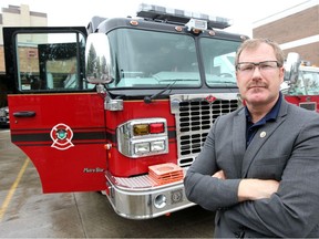Alex Forrest, president of the United Fire Fighters of Winnipeg.