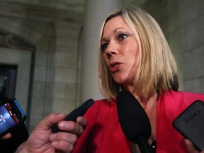 Sustainable development minister Rochelle Squires said she is outraged that fishers didn't get paid on time. Kevin King/Winnipeg Sun/Postmedia Network