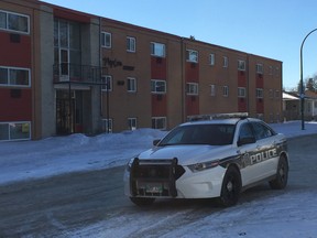 Winnipeg police are on scene at an apartment complex in the Poplar Avenue and Roch Street area in East Kildonan.