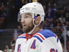 Rick Nash of the New York Rangers. (CHRIS CARLSON/AP)