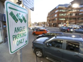 City council will vote to make some parking downtown permanent angle parking spots.