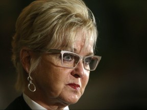 Speaker of the House Myrna Driedger  at the Manitoba Legislature, in Winnipeg.   Wednesday, October 4, 2017.   Sun/Postmedia Network