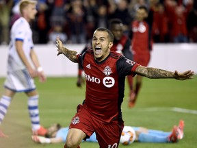 Toronto FC forward Sebastian Giovinco has played the hero for the Reds in Champions League. (THE CANADIAN PRESS)