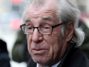 Lawyer Greg Brodsky speaks to media outside the Law Courts in Winnipeg after his client Andrea Giesbrecht was found guilty of concealing six dead babies in a storage locker, Monday, February 6, 2017. The Winnipeg woman convicted of concealing the remains of six dead infants in a storage locker will remain behind bars until her appeal can be heard.