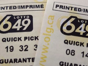Lotto 6-49 tickets.