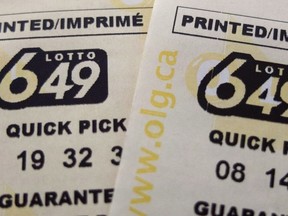 Lotto 649 tickets.