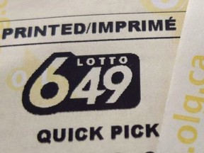 There was no winning ticket for the $5 million jackpot in Saturday night's Lotto 6-49 draw.
