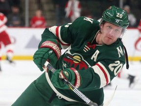 The Jets will be fed a steady diet of defenceman Ryan Suter Tuesday when they face the Wild.
