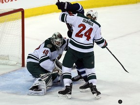 Minnesota Wild goaltender Devan Dubnyk has allowed seven goals on 84 shots on goal but has been the best player for the Wild in Games 1 and 2.