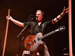 NEW YORK, NY - OCTOBER 24:  Josh Homme of Queens Of The Stone Age In Concert at Madison Square Garden on October 24, 2017 in New York City.  (Photo by Theo Wargo/Getty Images)