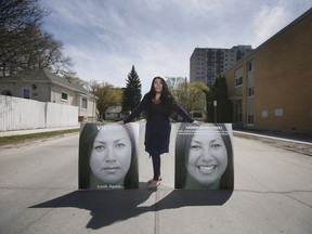 Cree and Ojibway artist KC Adams from Winnipeg uses two images in her Perception photography series to contrast labels imposed by society with the ones Indigenous women give themselves - empowering them to take back the narrative of their lives.