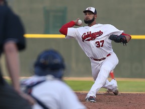 Reliever Victor Capellan threw a perfect ninth to earn his fourth save of the year as the Winnipeg Goldeyes came from behind on Sunday afternoon, beating the Sioux Falls Canaries 6-3 at Shaw Park.