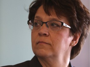 Lisa Aitken was one of four speakers who presented concerns about a plan by Canadian Nuclear Labs to entomb a defunct nuclear reactor in Pinawa.