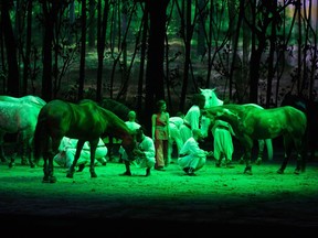 Maria Aragon, 17-year-old Winnipeg singer, makes her debut in Cavalia Odysseo as guest vocalist on Tuesday.