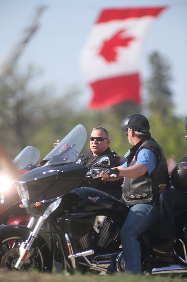 The 10th Annual Motorcycle Ride For Dad took place in Winnipeg today.  The event has, so far, raised $1.85 Million for prostate cancer research and education in Manitoba.  Organizers hope to raise $350,000 this year, to make the ten year total $2.2 Million.  Saturday, May 26, 2018.   Sun/Postmedia Network
