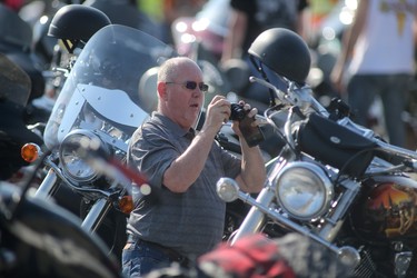 The 10th Annual Motorcycle Ride For Dad took place in Winnipeg today.  The event has, so far, raised $1.85 Million for prostate cancer research and education in Manitoba.  Organizers hope to raise $350,000 this year, to make the ten year total $2.2 Million.  Saturday, May 26, 2018.   Sun/Postmedia Network