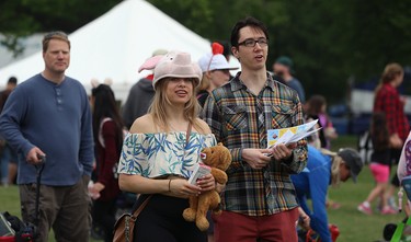 Attendees of all ages could have their bears looked over during the 32nd annual Teddy Bears' Picnic, in support of the Children's Hospital Foundation of Manitoba, at Assiniboine Park in Winnipeg on Sun., May 27, 2018. Kevin King/Winnipeg Sun/Postmedia Network