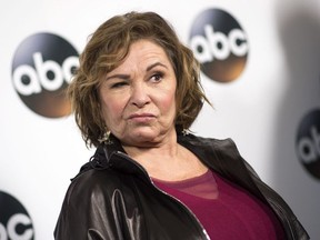 In this file photo taken on January 08, 2018 actress Roseanne Barr attends the Disney ABC Television TCA Winter Press Tour in Pasadena, California.