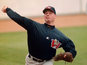 Winnipegger Donnie Smith pitched eight seasons for the Goldeyes, and is only one of four players to have his number retired.