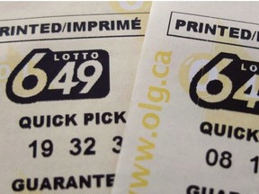 Lotto 6-49 tickets.