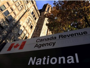 The Canada Revenue Agency headquarters in Ottawa is shown on November 4, 2011.