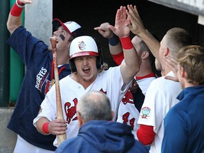 The Winnipeg Goldeyes re-signed left fielder Josh Romanski, who was voted 2017 Player of the Year. (Kevin King/Winnipeg Sun)