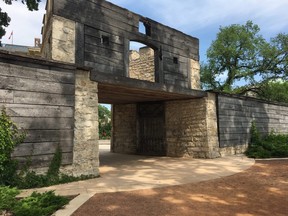 The north gate of Upper Fort Garry is shown from inside the recently developed provincial park in Winnipeg on Monday, June 26, 2017. The park introduced an app which offers tours in 11 languages on July 14, 2018.
Steve Lambert/THE CANADIAN PRESS Files