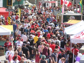 Osborne Street from River Avenue to McMillan Avenue at Confusion Corner will be closed to traffic from noon Saturday until 1 a.m. Monday to make way for Canada Day celebrations.