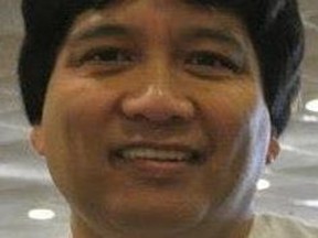 The Winnipeg Police Service is requesting the public's assistance with locating a missing 59-year-old male, Eduardo Balaquit. He was last seen on Monday, June 4, 2018, at approximately 6:00 p.m. in the Amber Trails area.