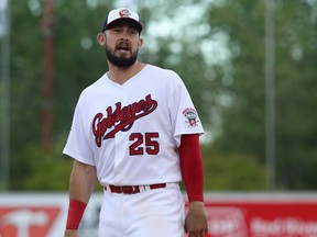 The Goldeyes took a quick lead in the first when Eric Aguilera hit a two-out, solo home run to left en route to a 5-2 victory over the Sioux Falls Canaries.