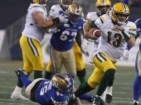 The Bombers are going to have to do a good job of containing Eskimos' quarterback Mike Reilly to put up a W this weekend.