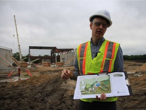 Canada's Diversity Gardens Project Director Gerald Dieleman tours the construction site of the Diversity Gardens, the newest addition to the redeveloped Assiniboine Park and Zoo.