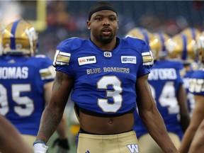 Winnipeg Blue Bombers DB Kevin Fogg.