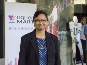 Amateur boxing official Nieva Embuldeniya at the press conference to announce the inductees for the Manitoba Sports Hall of Fame on Monday, June 18, 2018 in Winnipeg. Embuldeniya is one of two builders, five athletes and one team who will be inducted Nov. 3, 2018 at the 39th annual induction ceremony at the Victoria Inn in Winnipeg.