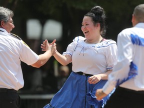 Dancers participate in the 2018 Indigenous Day celebrations. This year the event is being held Saturday.