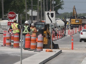 There is lots of road work scheduled in Winnipeg.