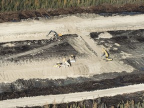 An emergency channel was dug to lower water levels of lakes Manitoba and St. Martin in the fall of 2011.