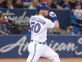Will we see third baseman Josh Donaldson back in the Blue Jays lineup this year -- or ever again? GETTY IMAGES