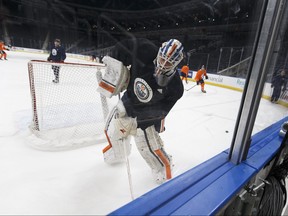 Former Edmonton Oilers goalie Laurent Brossoit will now back up Connor Hellebuyck with the Jets.