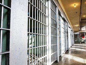 prison bars all locked up