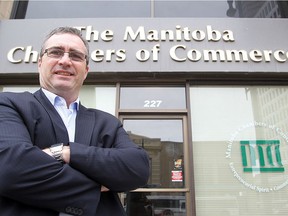 Chuck Davidson, President of the Manitoba Chambers of Commerce, commented in Winnipeg, Man. Monday March 09, 2015 on the effects on business now that the provincial NDP leadership has been settled. Brian Donogh/Winnipeg Sun/QMI Agency