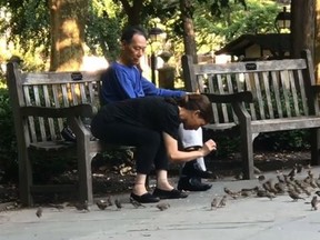 A series of video posted on Instagram shows an unnamed woman snatching birds and placing them in bags at a U.S. park. (Instagram/leathalshooter)