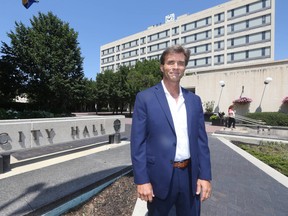 Kevin Klein has announced that he will campaign to be City Councillor for Charleswood-Tuxedo. he's photographed at City Hall, in Winnipeg.  Thursday,  July 12, 2018.  Postmedia/Chris Procaylo/stf