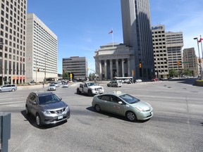 Portage and Main in downtown Winnipeg. Chris Procaylo/Postmedia
