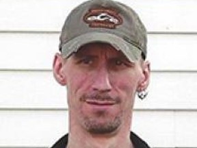 Winnipeg police are looking for a man after the murder of 50-year-old Dean Wade Yurkiw (pictured) last August. Police Handout